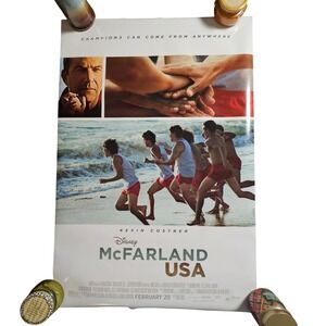McFarland USA 2015 Original Movie Poster 27x40 Kevin Costner Disney D/S